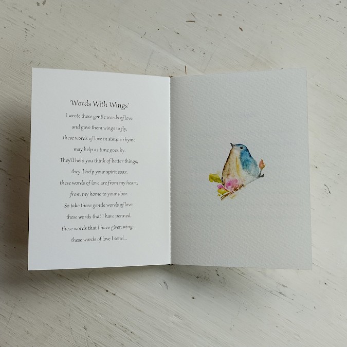 'Words With Wings' Gift Packaged Keepsake Booklet Photo 6