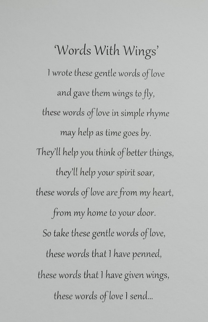 'Words With Wings' Gift Packaged Keepsake Booklet Photo 7