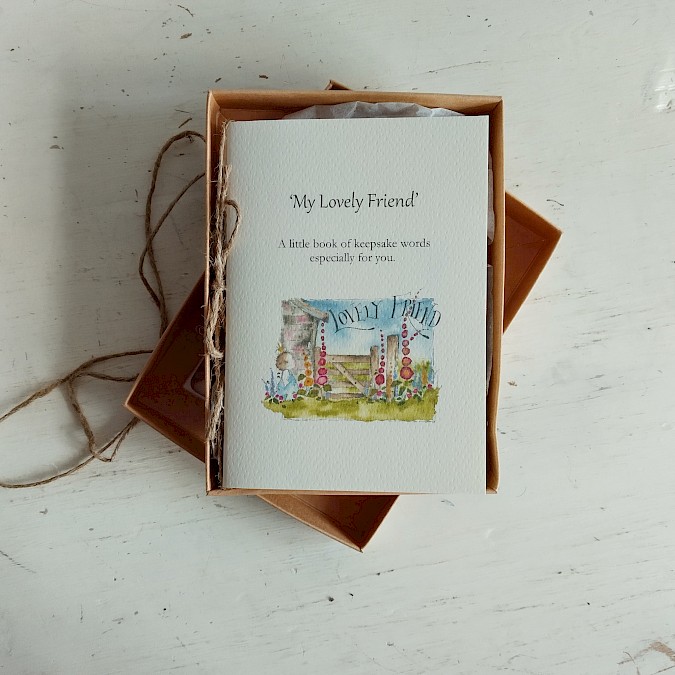 'My Lovely Friend' Gift Packaged Keepsake Booklet Photo 3