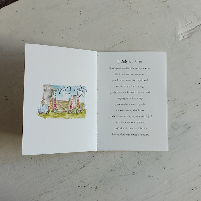 'My Lovely Friend' Gift Packaged Keepsake Booklet Photo 15