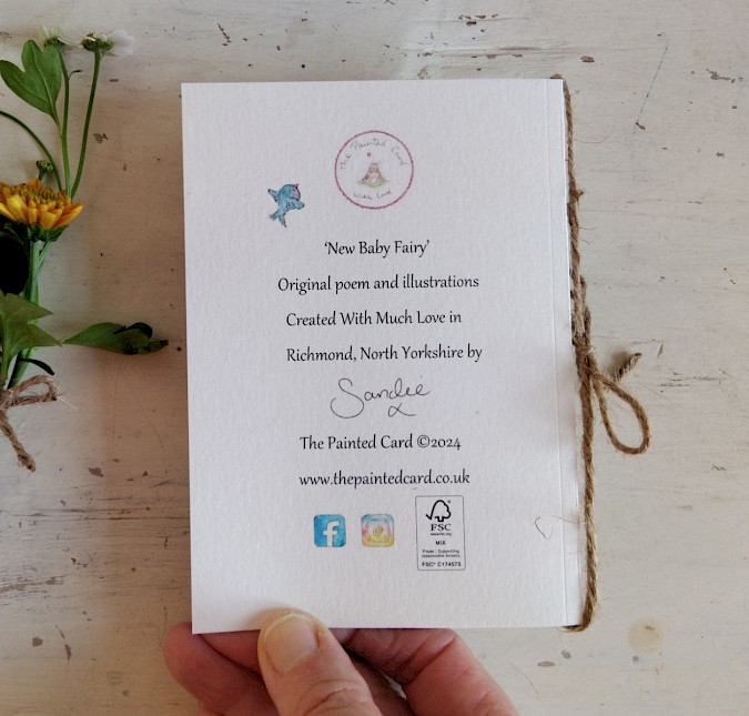 'New Baby Fairy' Gift Packaged Keepsake Booklet Photo 27