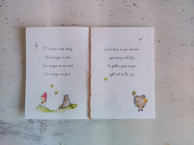 'New Baby Fairy' Gift Packaged Keepsake Booklet Photo 16