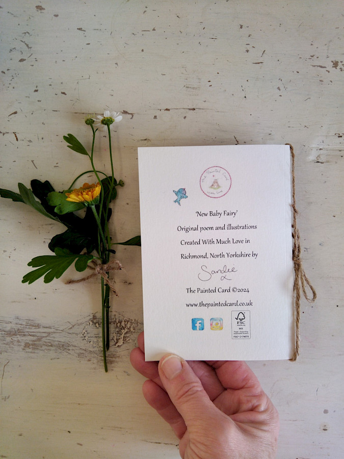 'New Baby Fairy' Gift Packaged Keepsake Booklet Photo 7